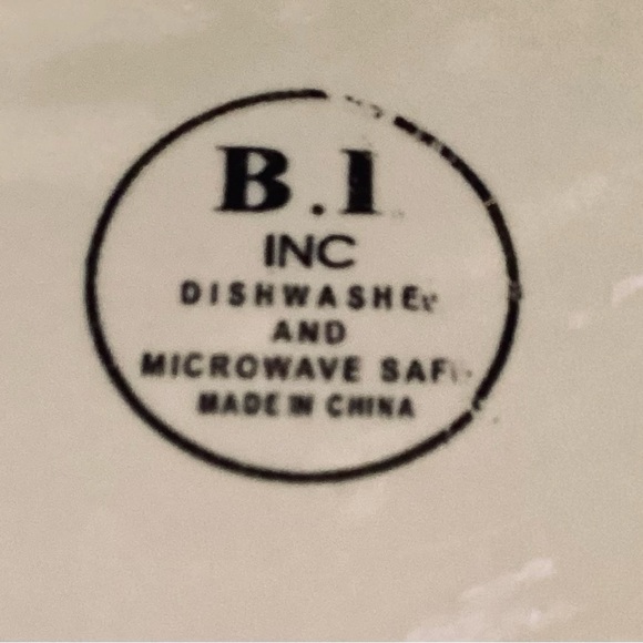 Vintage B.I. Co Teapot & Lid Beige w/Country Rooster Design Farmhouse Decor - Picture 2 of 6